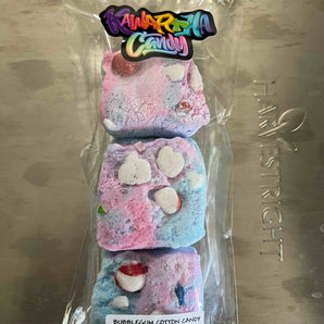 Freeze Dried Bubblegum Cotton Candy Gourmet Marshmallows